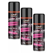 Kit 3 Limpa Ar Condicionado Higienizador Orbi Air Carro Novo
