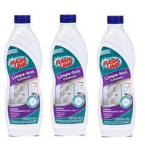Kit 3 Limpa Box Cremoso Desengordurante 3 Em 1 Flash Limp