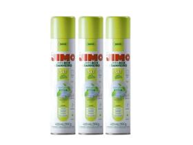 Kit 3 Limpa Box e Banheiro Jimo - Limpa Perfuma e dá Bilho, Espuma Ativa 400 ml cada