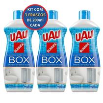 KIT 3 LIMPA BOX UAU DA INGLEZA 200ml DETERGENTE LIMPADOR APROVADO PELA BLINDEX KIT 3 LIMPA BOX UAU DA INGLEZA 200ml DETERGENTE LIMPADOR APROVADO PELA BLINDEX