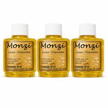 Kit 3 Limpa Chapeados Semijoias Monzi Original 35ml