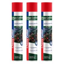 Kit 3 Limpa Contato Chemicolor 250ml/125g Kit 3 Limpa Contato Chemicolor 250ml/125g
