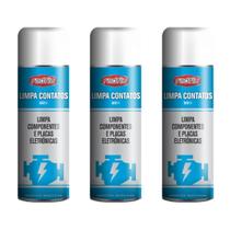 Kit 3 Limpa Contato Elétrico Conectores Pc Radflu 300Ml