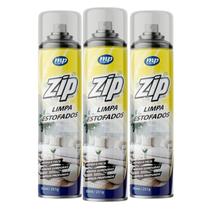 Kit 3 Limpa Estofado Spray Zip 300ml My Place Limpeza Prática Eficiente Ideal para Sofás Bancos Carpetes e Tecidos Kit 3 Limpa Estofado Spray Zip 300ml My Place Limpeza Prática Eficiente Ideal para Sofás Bancos Carpetes e Tecidos