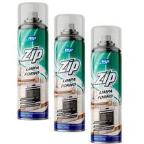 Kit 3 Limpa Forno Remove Gordura Zip Clean 300Ml - My Place