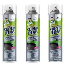 Kit 3 Limpa Grelha Airfryer Domline Remove Gordura 250Ml