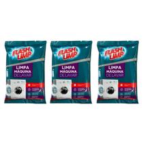 Kit 3 Limpa Maquina De Lavar Sache 80 Gramas Flash Limp