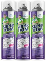 Kit 3 Limpa Pó Ar Comprimido Domline Spray 300Ml