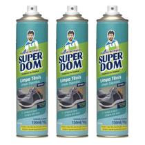 Kit 3 Limpa Tênis Super Dom 150ml/95g Kit 3 Limpa Tênis Super Dom 150ml/95g