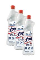 kit 3 Limpa Tira Limo Ypê Para Banheiro Cloro Ativo Gel 520g kit 3 Limpa Tira Limo Ypê Para Banheiro Cloro Ativo Gel 520g