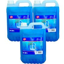 Kit 3 Limpa Vidro Anti-Embaçante Gitanes Brilho e Transparência - 5 L