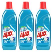Kit 3 Limpador Ajax Festa Das Flores Mar De Flores 1 Litro Kit 3 Limpador Ajax Festa Das Flores Mar De Flores 1 Litro