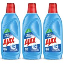 Kit 3 Limpador Ajax Fresh Blue Limpeza Pesada 500ml Kit 3 Limpador Ajax Fresh Blue Limpeza Pesada 500ml