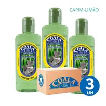 Kit 3 Limpador Concentrado Perfumado de Ambientes Capim Limão Coala 120ml