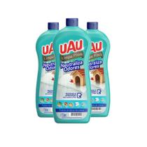 Kit 3 Limpador de Pisos eliminador de odores uau 750ml Cada