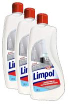 kit 3 Limpador Eletrodomésticos Limpol Bom Bril 200ml