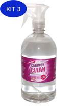 Kit 3 Limpador Especial Para Quadro Branco Carinon Clean 1 Litro