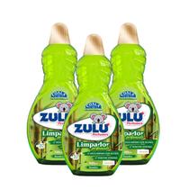 Kit 3 Limpador Multiuso Perfumado Zulu Coala 500ml Barato