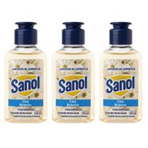 Kit 3 Limpador Perfumado Concentrado 120ml para Ambientes e Superfícies Uso Geral Multiuso Duradouro Perfume:Chá Branco Kit 3 Limpador Perfumado Concentrado 120ml para Ambientes e Superfícies Uso Geral Multiuso Duradouro Perfume:Chá Branco
