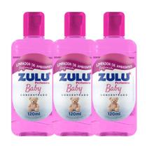 Kit 3 Limpador Perfumado de Ambientes Concentrado Baby Zulu 120ml