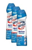 kit 3 Limpador Saponáceo Cremoso Sapólio Clássico 450ml kit 3 Limpador Saponáceo Cremoso Sapólio Clássico 450ml