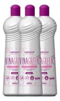 Kit 3 Limpador Vinagreen Lavanda Multiuso 100% Fácil 500ml