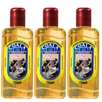 Kit 3 Limpadores Perfumados Coala 120ml Concentrado para Pisos e Ambientes Flor de Figo