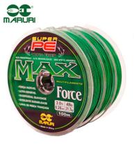 Kit 3 Linhas Multifilamento Maruri PE Max Force 4x 0,45mm 58lbs/26,4kg - (3x 100 Metros) Kit 3 Linhas Multifilamento Maruri PE Max Force 4x 0,45mm 58lbs/26,4kg - (3x 100 Metros)