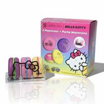 Kit 3 Lip Balms Macaron + Porta-Macarons Hello Kitty