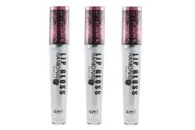 Kit 3 Lip Gloss Hidrat. Cor 01 Prateado 4ml - Ramona Make Up Kit 3 Lip Gloss Hidrat. Cor 01 Prateado 4ml - Ramona Make Up