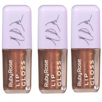 Kit 3 Lip Gloss Supernova 4,5G Ruby Rose