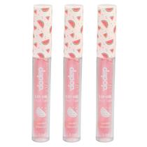 Kit 3 Lip Oil Fruits Lips De Melancia Com Vitamina E - Dapop