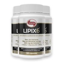 Kit 3 Lipix 6 Vitafor 120 Cápsulas Kit 3 Lipix 6 Vitafor 120 Cápsulas