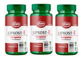 Kit 3 Liprost E Licopeno C/ Vitamina E Unilife - 60 Cápsulas