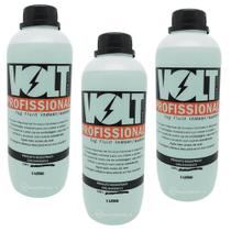 Kit 3 Líquidos Fluído Para Máquina De Fumaça Profissional Neutro 1 Litro Balada Me1001NE