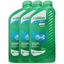 Kit 3 Litros Lubrificante Mineral TRM-4 80W API GL-4 Lubrax Kit 3 Litros Lubrificante Mineral TRM-4 80W API GL-4 Lubrax