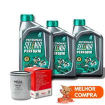 Kit 3 Litros Petronas Selenia Perform 5W30 + 1 Filtro WO120 Fiat Fire Kit 3 Litros Petronas Selenia Perform 5W30 + 1 Filtro WO120 Fiat Fire