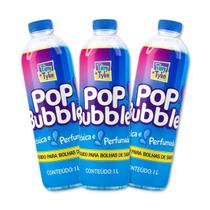 Kit 3 litros Refil para bolha de sabão líquido Pop Bubble