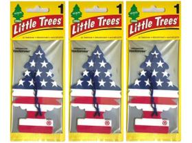 kit 3 Little trees Vanilla Aromatizante Cheirinho para Carro ambientes Usa importado original EUA