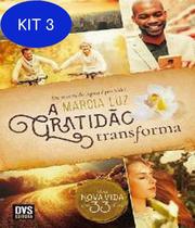 Kit 3 Livro A Gratidão Transforma: Uma Nova Vida Em 33 Dias