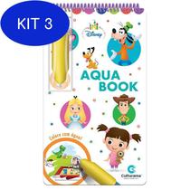 Kit 3 Livro Aqua Book Disney Baby