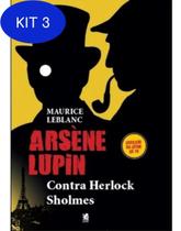 Kit 3 Livro Arsne Lupin Contra Herlock Sholmes - Envio Imediato
