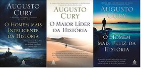 Kit 3 Livro Augusto Cury Homem Mais Inteligente + Lider + 1 - Sextante