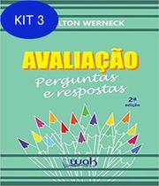 Kit 3 Livro Avaliacao - Perguntas E Respostas - 02 Ed