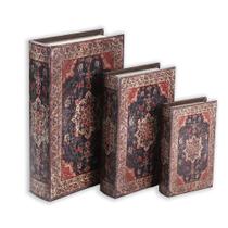 Kit 3 livro camuflado book cofre decorativo fake porta joias documentos caixa