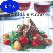 Kit 3 Livro Comida E Vinho