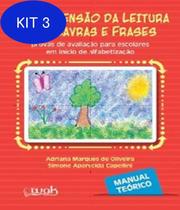 Kit 3 Livro Compreensao Da Leitura De Palavras E Frases - W.A.K.