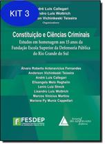 Kit 3 Livro Constituição E Ciências Criminais - LIVRARIA DO ADVOGADO
