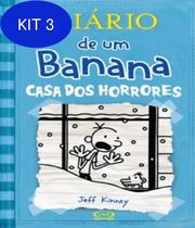 Kit 3 Livro Diario De Um Banana - Vol 06 - Casa Dos Horrores - Vergara & Riba