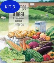 Kit 3 Livro Do Campo A Mesa - O Caminho Dos Alimentos - 1Ed - Moderna